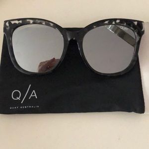 Quay oversized cat eye sunglasses